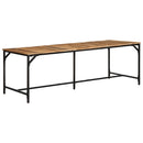 spisebord 220x90x75 cm massivt ru mangotræ