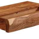 væghylder 2 stk. 40x17x8cm massivt akacietræ