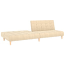 2-personers sovesofa stof cremefarvet