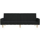 2-personers sovesofa stof sort