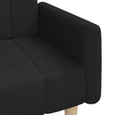 2-personers sovesofa stof sort