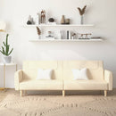 2-personers sovesofa stof cremefarvet