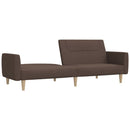 2-personers sovesofa stof gråbrun