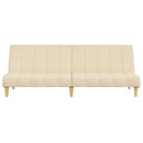 2-personers sovesofa stof cremefarvet