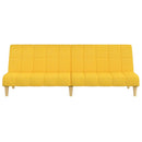 2-personers sovesofa stof gul