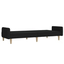 2-personers sovesofa stof sort