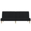 2-personers sovesofa stof sort