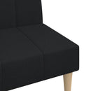 2-personers sovesofa stof sort