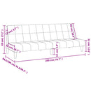 2-personers sovesofa stof sort