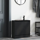 skoreol 60x21x57 cm konstrueret træ sort