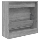 skoreol 60x21x57 cm konstrueret træ grå sonoma-eg