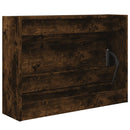 skoskab 80x21x57 cm konstrueret træ røget egetræsfarve