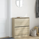 skoreol 80x21x87,5 cm konstrueret træ sonoma-eg
