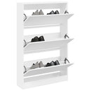 skoreol 80x21x125,5 cm konstrueret træ hvid
