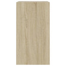 skoreol 60x34x63,5 cm konstrueret træ sonoma-eg