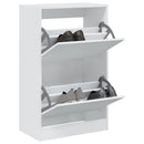 skoreol 60x34x96,5 cm konstrueret træ hvid