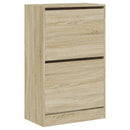skoreol 60x34x96,5 cm konstrueret træ sonoma-eg
