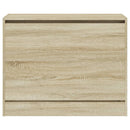 skoreol 80x34x63 cm konstrueret træ sonoma-eg
