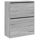 skoreol 80x34x96,5 cm konstrueret træ grå sonoma-eg