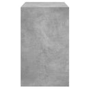 skoreol 80x42x69 cm konstrueret træ betongrå