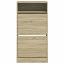 skoreol 60x34x116 cm konstrueret træ sonoma-eg