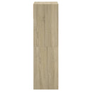 skoreol 60x34x116 cm konstrueret træ sonoma-eg