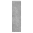 skoreol 60x34x116 cm konstrueret træ betongrå