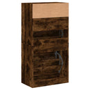 skoreol 60x34x116 cm konstrueret træ røget egetræsfarve
