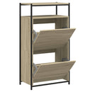 skoreol 60x34x112 cm konstrueret træ sonoma-eg