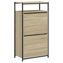 skoreol 60x34x112 cm konstrueret træ sonoma-eg