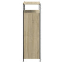 skoreol 75x34x112 cm konstrueret træ sonoma-eg