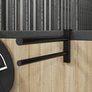 sadelholder 2 arme jern sort