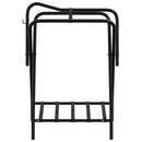 sadelholder foldbar jern sort