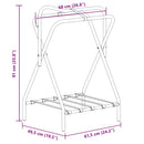 sadelholder foldbar jern sort