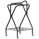 sadelholder foldbar jern sort