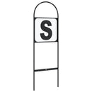 dressurbogstaver 4 stk. stål