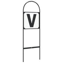 dressurbogstaver 4 stk. stål