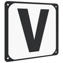 dressurbogstaver 12 stk. stål