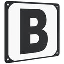 dressurbogstaver 12 stk. stål