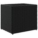 plantekasse 36x30x32 cm polyrattan sort