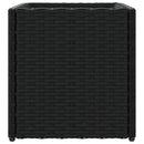 plantekasse 36x30x32 cm polyrattan sort