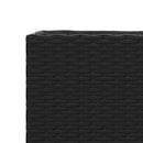 plantekasse 36x30x32 cm polyrattan sort
