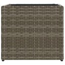plantekasse 36x30x32 cm polyrattan grå