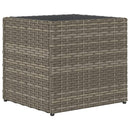plantekasse 36x30x32 cm polyrattan grå