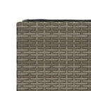 plantekasse 36x30x32 cm polyrattan grå