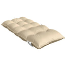 stolehynde med lav ryg 4 stk. oxfordstof beige