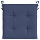 pallehynder 2 stk. 40 x 40 x 3 cm oxfordstof marineblå
