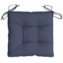 stolehynder 2 stk. 40x40x7 cm oxfordstof marineblå