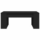 sofabord 102x55x42 cm konstrueret træ sort