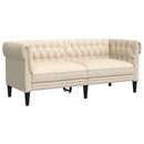 2-personers chesterfieldsofa hør
